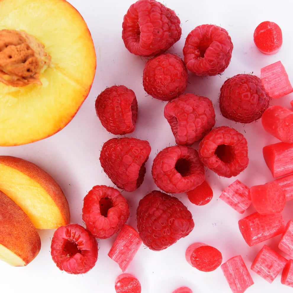 Peach & Raspberry Handmade Sweets