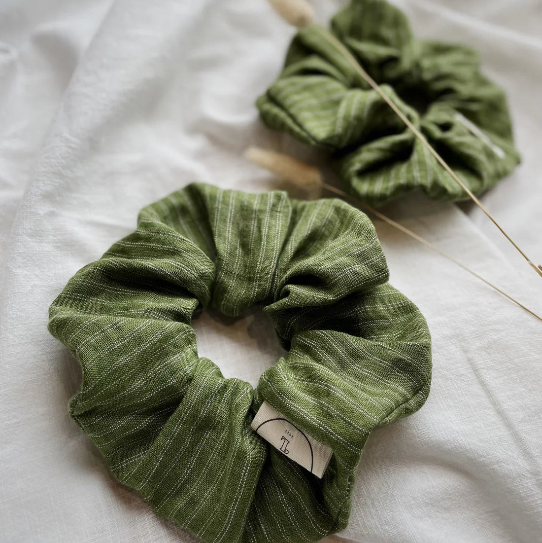 Irish Linen Oversized Scrunchie