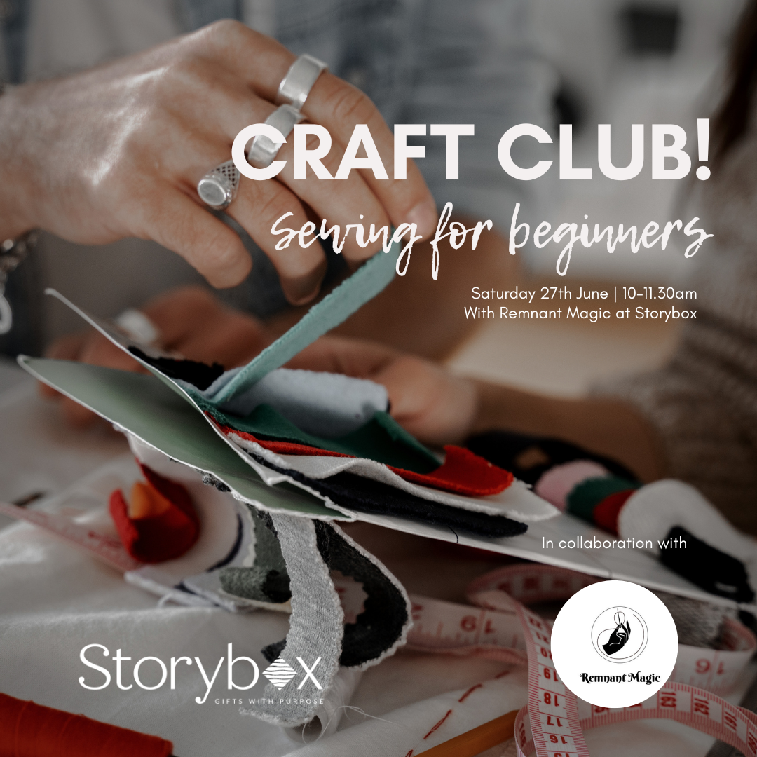 Craft Club Sewing | Sat 27th June | Belfast