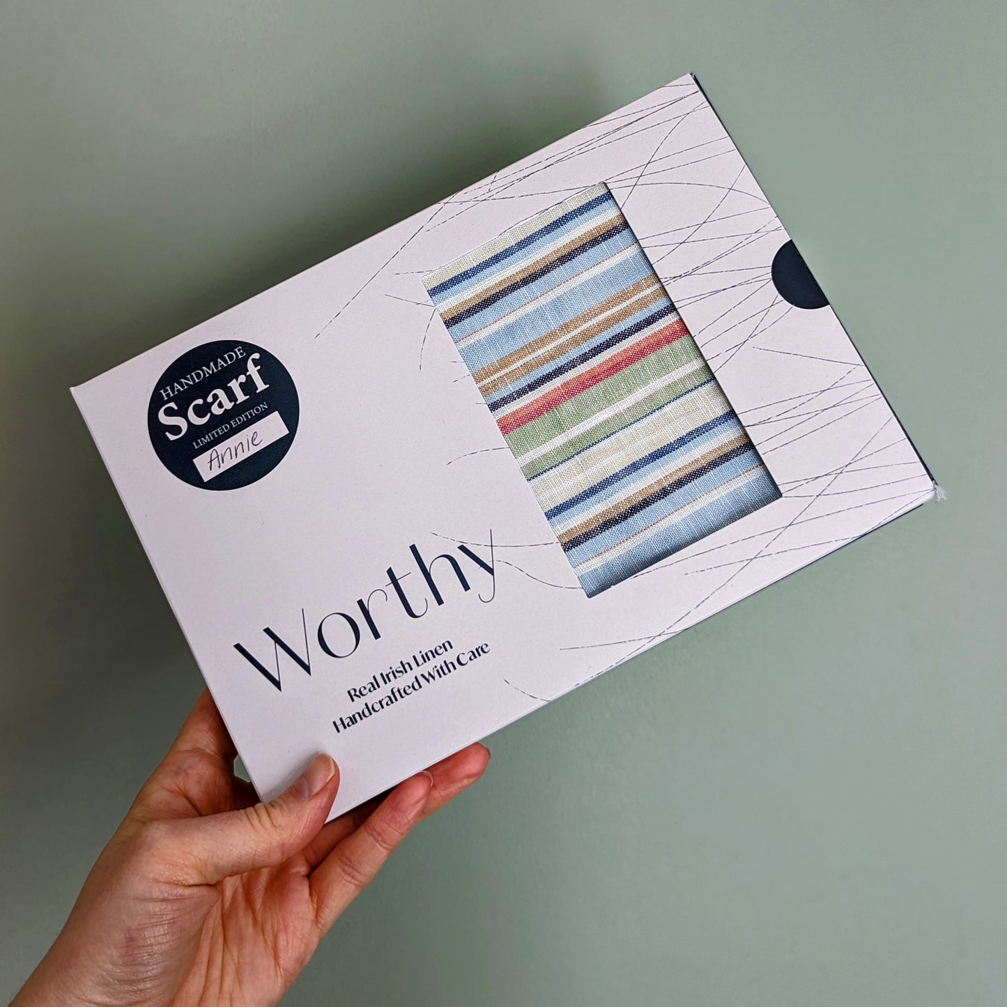 Worthy Irish Linen Scarf