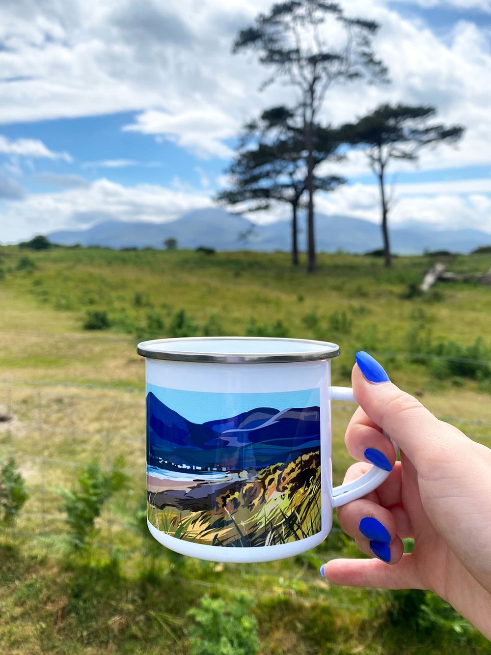 Enamel Mug By Amber Jordan