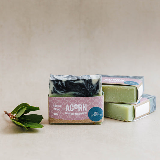 Dark Eucalyptus Acorn Soap
