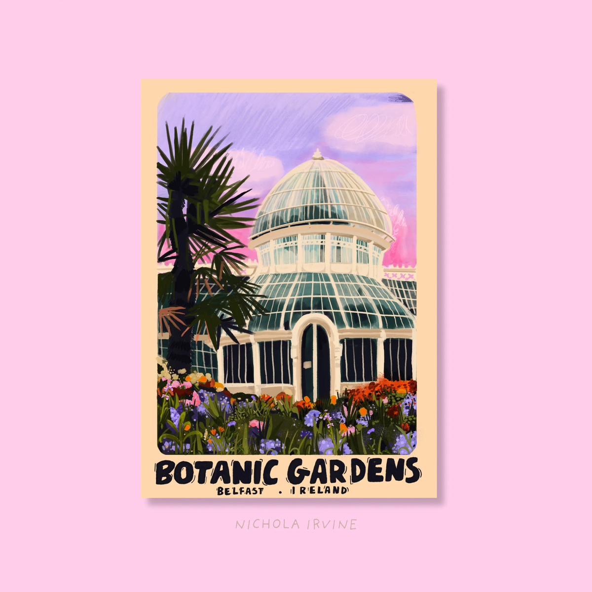 Botanic gardens - art print - a4 - Nichola Irvine