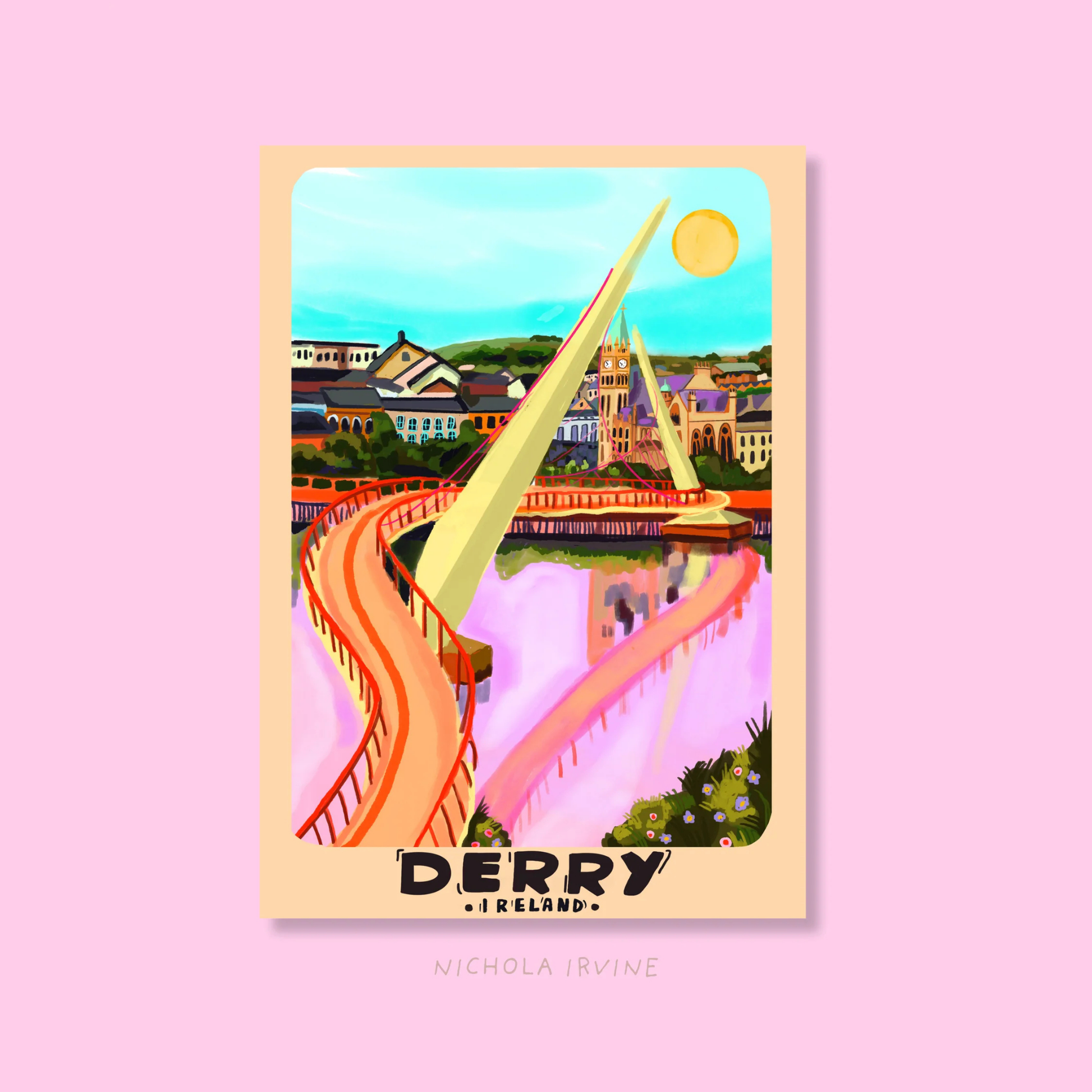 Derry - art print - a4 - Nichola Irvine