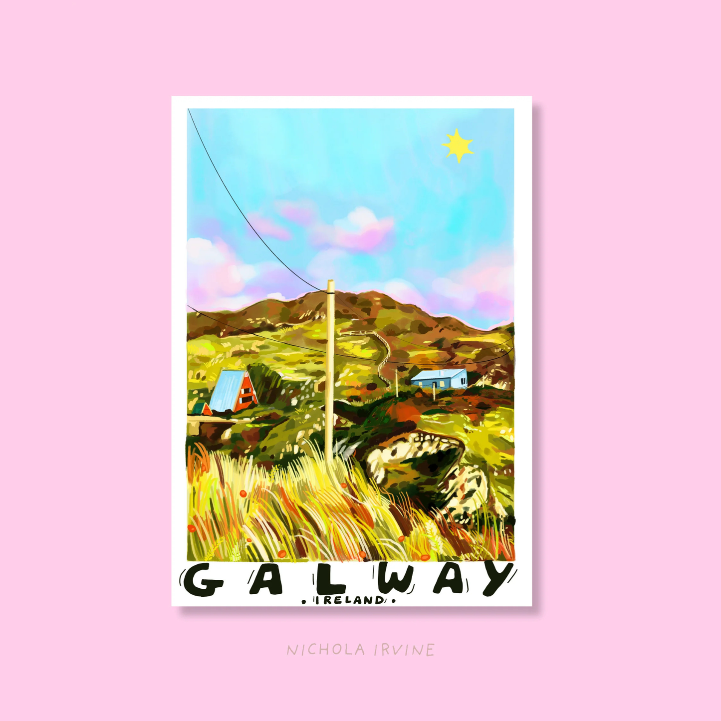 Galway - art print - a4 - Nichola Irvine