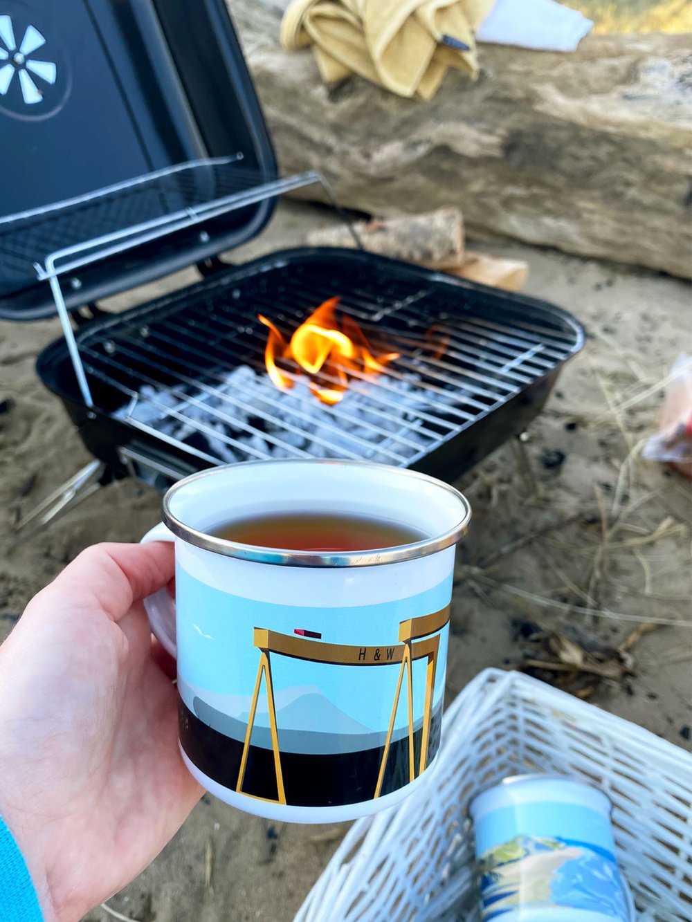 Enamel Mug By Amber Jordan