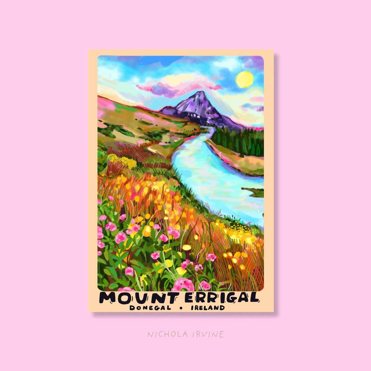Mount Errigal - art print - a4 - Nichola Irvine
