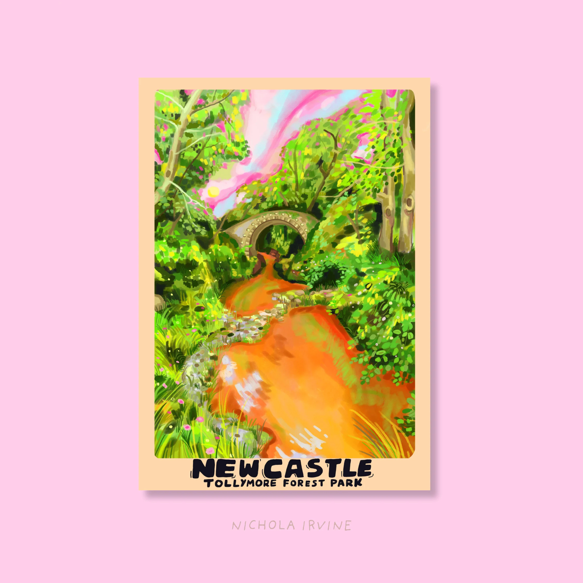 Newcastle - art print - a4 - Nichola Irvine
