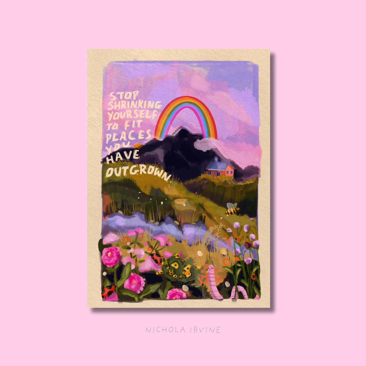 Outgrown - art print - A4 - Nichola Irvine