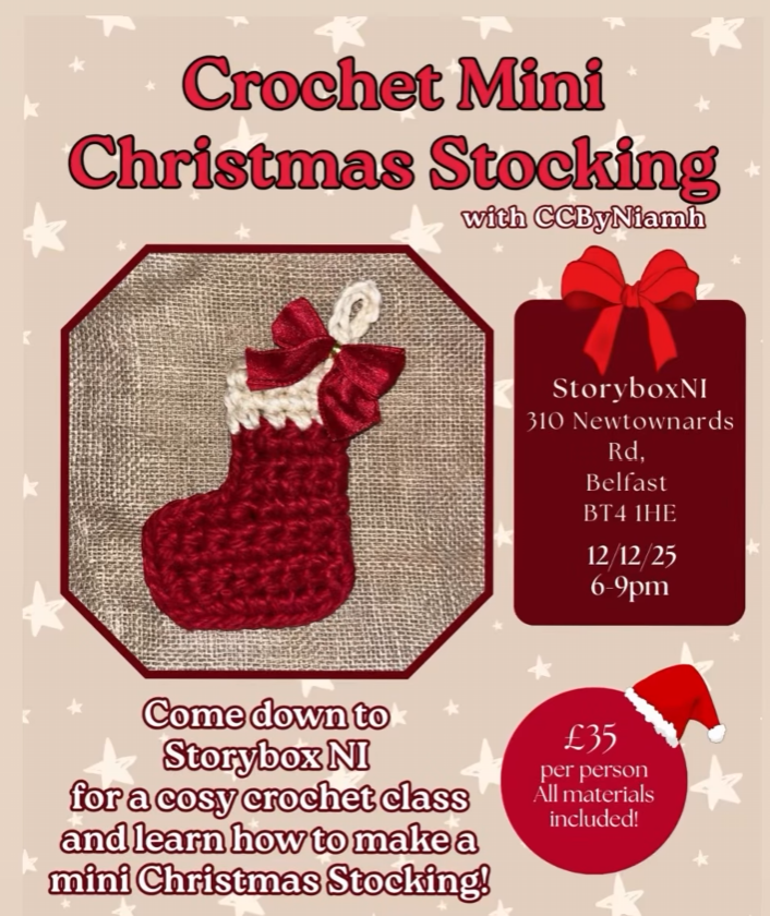 Crochet Your Own Mini Christmas Stocking | 12.12.2025