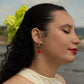Cocktail Hoop Earrings