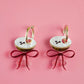 Cocktail Hoop Earrings