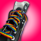 Rainbow Shoe Laces by Equali Tee
