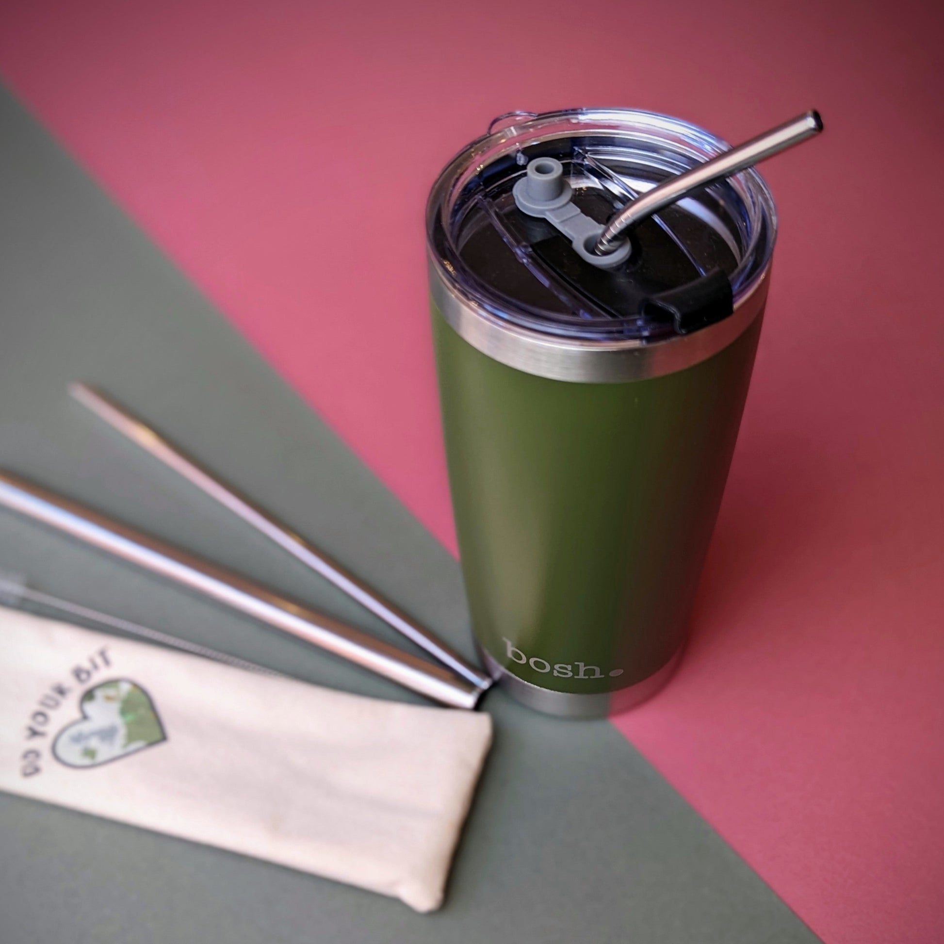 straw in bosh reusable cup
