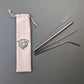 do your bit stainless steel straw set